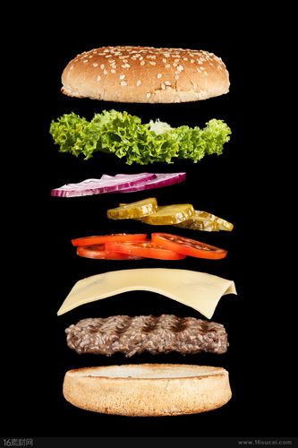 美味的汉堡快餐高清图片(图片id:100016)-食品果蔬图片-素材中国16